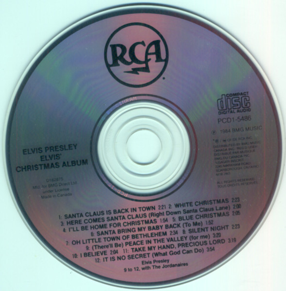 Elvis Presley - Elvis' Christmas Album | RCA Victor (PCD1-5486) - 3 Elvis Presley - Elvis' Christmas Album | RCA Victor (PCD1-5486) - 3
