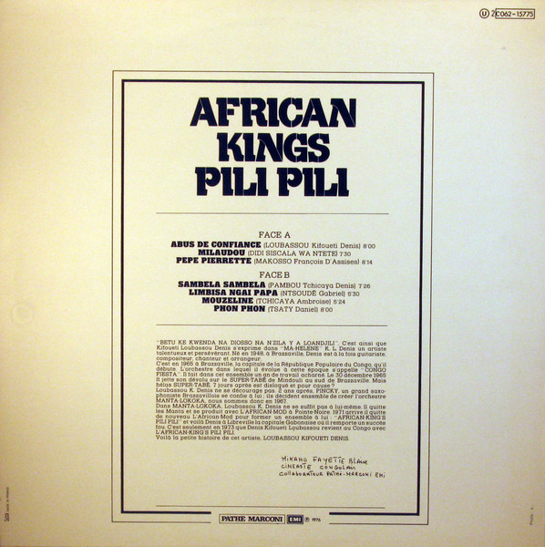 African Kings - African Kings Pili Pili | Pathé (2C 062 - 15.775) - 2