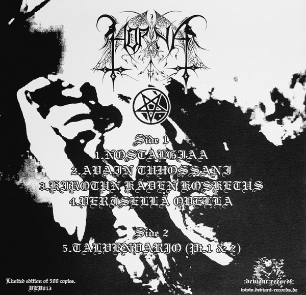 Horna - Pimeyden Hehku | Deviant Records (DEV013) - 2 Horna - Pimeyden Hehku | Deviant Records (DEV013) - 2