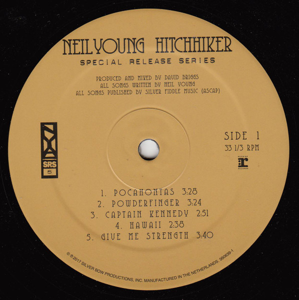 Neil Young - Hitchhiker | Reprise Records (9362-49126-1) - 4