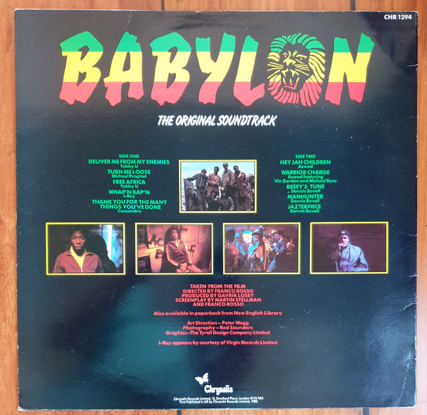 Various - Babylon (The Original Soundtrack) | Chrysalis (CHR 1294)