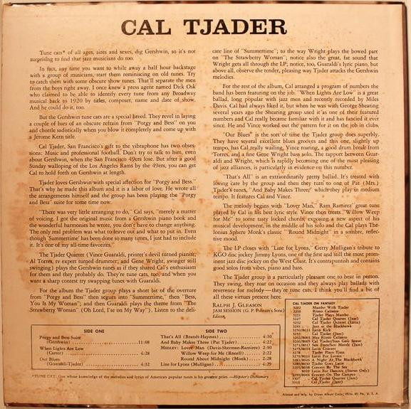 Cal Tjader Quartet - Cal Tjader | Fantasy (3313) - 2
