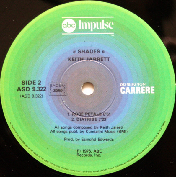 Keith Jarrett - Shades | ABC Impulse! (ASD-9322) - 4
