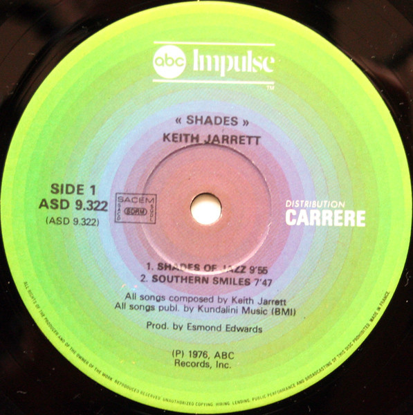 Keith Jarrett - Shades | ABC Impulse! (ASD-9322) - 3