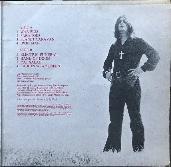 Black Sabbath - Paranoid | Vertigo (6360 011) - 3 Black Sabbath - Paranoid | Vertigo (6360 011) - 3