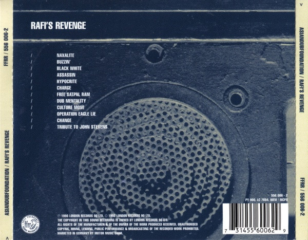Asian Dub Foundation - Rafi's Revenge | FFRR (556 006-2) - 2