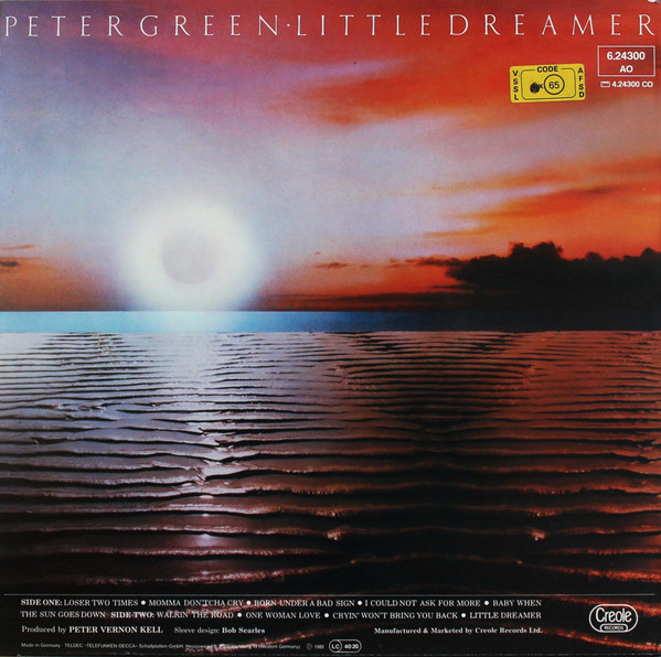 Peter Green - Little Dreamer | Creole Records (6.24 300) - 2