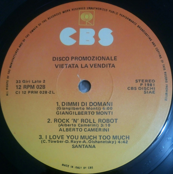 Various - DJ Special Service | CBS (12 RPM 028) - 3 Various - DJ Special Service | CBS (12 RPM 028) - 3
