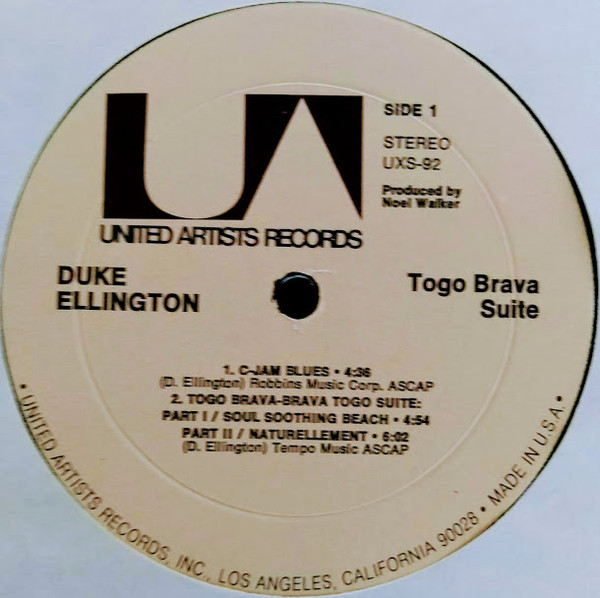 Duke Ellington - Togo Brava Suite | United Artists Records (UXS-92) - 4 Duke Ellington - Togo Brava Suite | United Artists Records (UXS-92) - 4