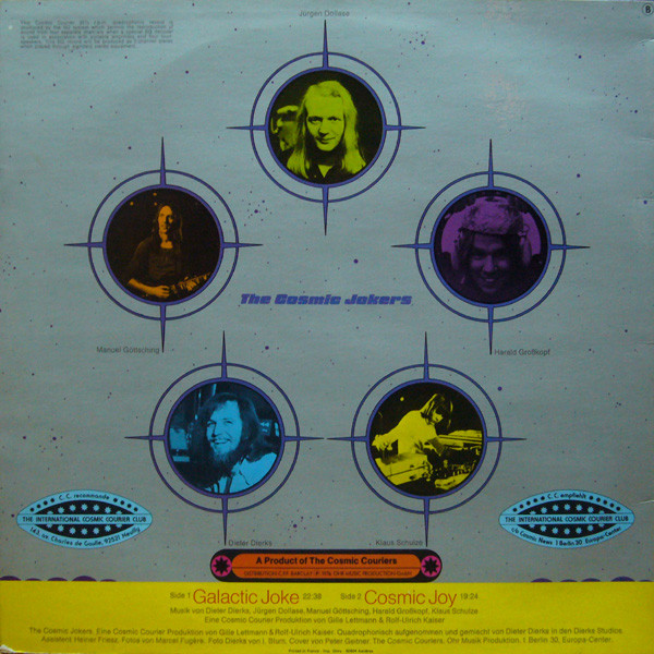 The Cosmic Jokers Featuring Klaus Schulze - The Cosmic Jokers | Cosmic Music (840 060) - 4 The Cosmic Jokers Featuring Klaus Schulze - The Cosmic Jokers | Cosmic Music (840 060) - 4