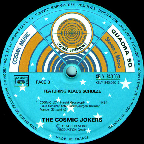 The Cosmic Jokers Featuring Klaus Schulze - The Cosmic Jokers | Cosmic Music (840 060) - 3 The Cosmic Jokers Featuring Klaus Schulze - The Cosmic Jokers | Cosmic Music (840 060) - 3