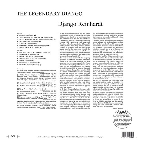 Django Reinhardt - The Legendary Django | DOL (DOL849H) - 2
