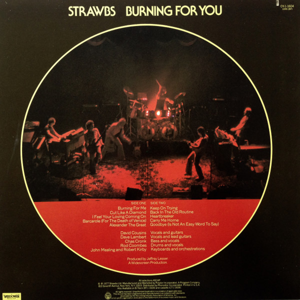 Strawbs - Burning For You | Oyster (OY-1-1604) - 2