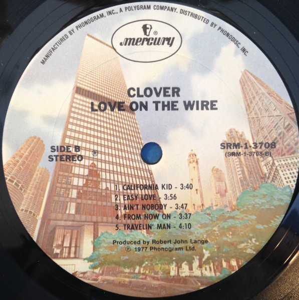 Clover - Love On The Wire | Mercury (SRM 1-3708) - 4 Clover - Love On The Wire | Mercury (SRM 1-3708) - 4