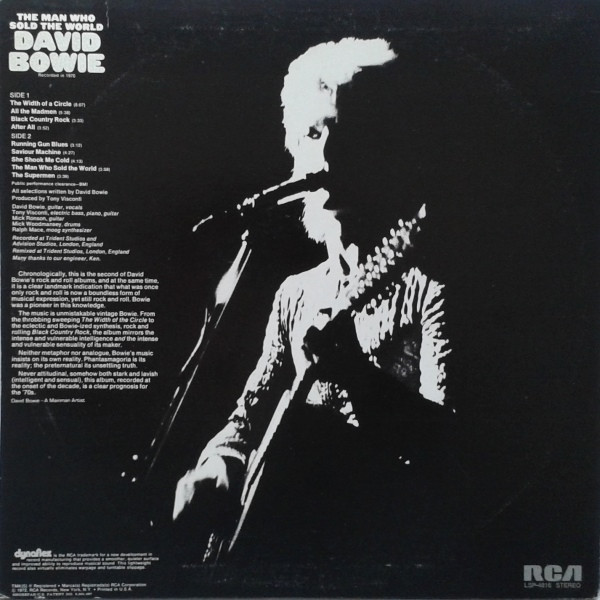 David Bowie - The Man Who Sold The World | RCA Victor (LSP-4816) - 2