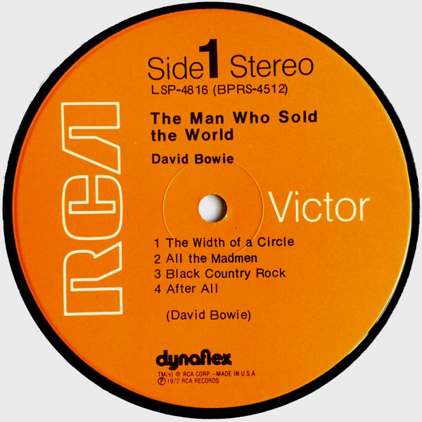 David Bowie - The Man Who Sold The World | RCA Victor (LSP-4816) - 3