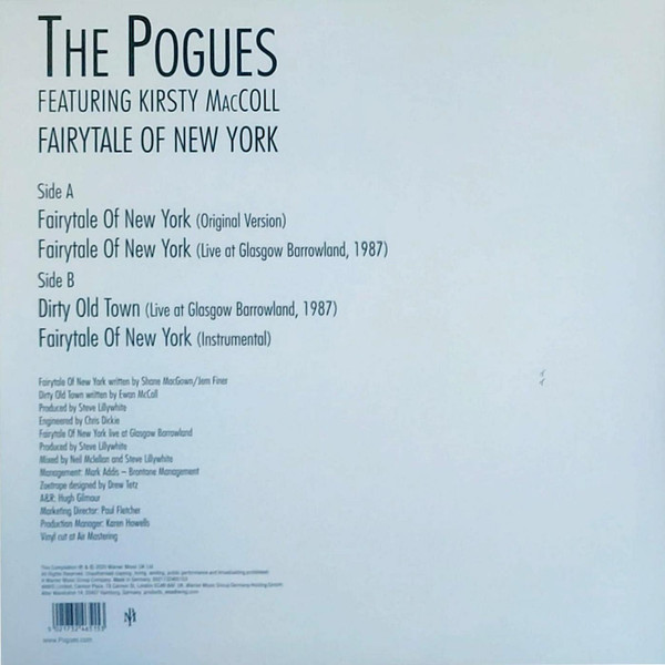 The Pogues , Kirsty MacColl - Fairytale Of New York | Warner Music Group (1465153) - 2 The Pogues , Kirsty MacColl - Fairytale Of New York | Warner Music Group (1465153) - 2