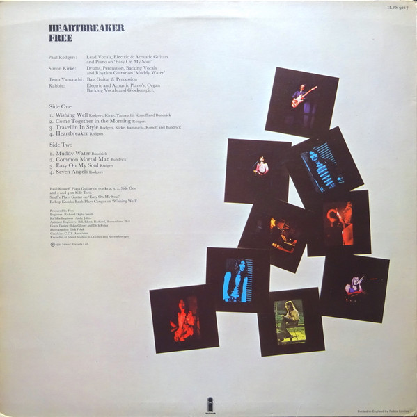 Free - Heartbreaker | Island Records (ILPS 9217) - 2