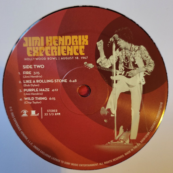 The Jimi Hendrix Experience - Hollywood Bowl August 18, 1967 | Experience Hendrix (19658831551) - 3 The Jimi Hendrix Experience - Hollywood Bowl August 18, 1967 | Experience Hendrix (19658831551) - 3