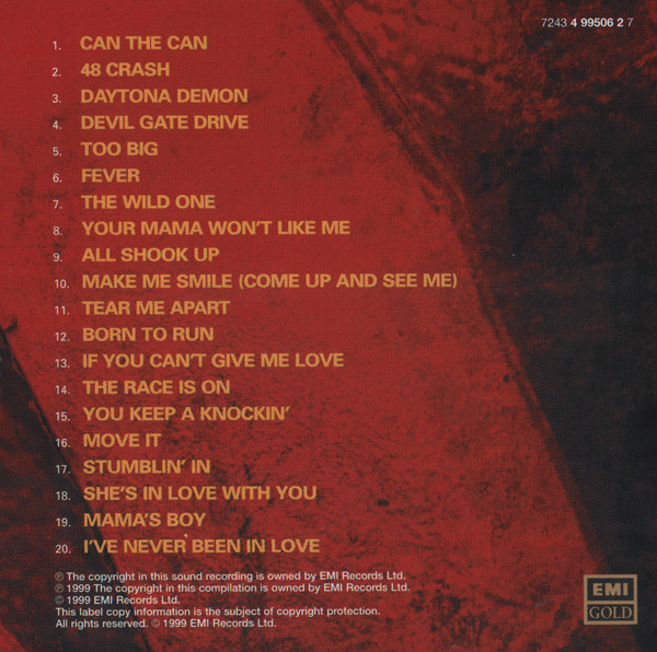 Suzi Quatro - Greatest Hits | EMI Gold (7243 4 99506 2 7) - 4