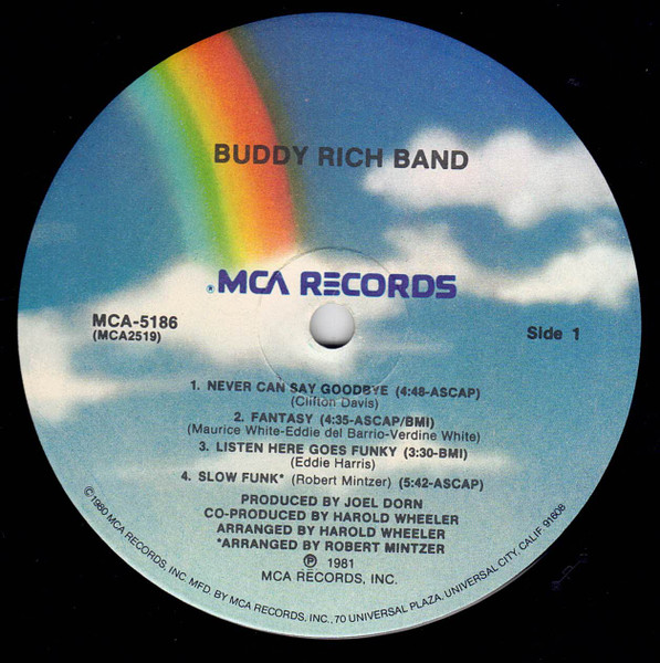 Buddy Rich Band - Buddy Rich Band | MCA Records (MCA-5186) - 3