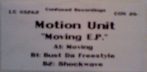 Motion Unit - Moving E.P. | Confused Recordings (CON 26) - 2
