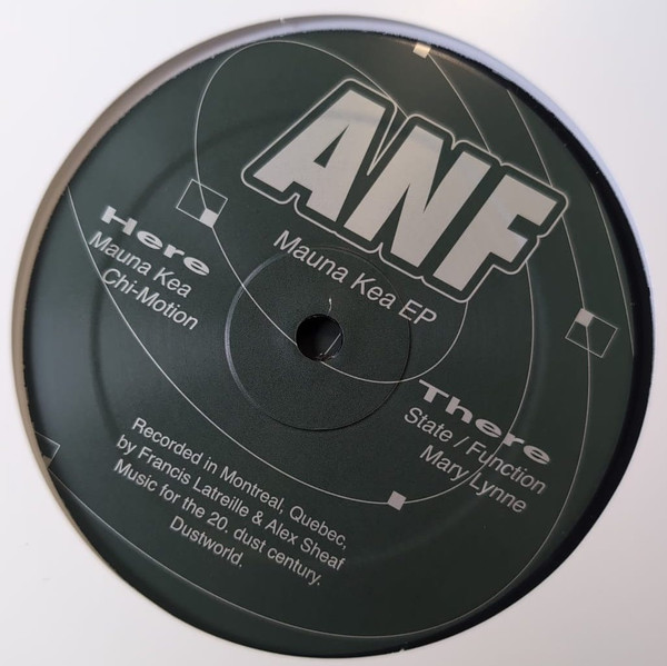ANF - Mauna Kea EP | DustWORLD (DWLD007) - main