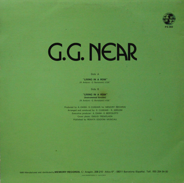 G.G. Near - Living In A Rom | Memory Records (PX-003) - 2