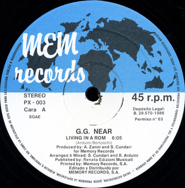 G.G. Near - Living In A Rom | Memory Records (PX-003) - 3