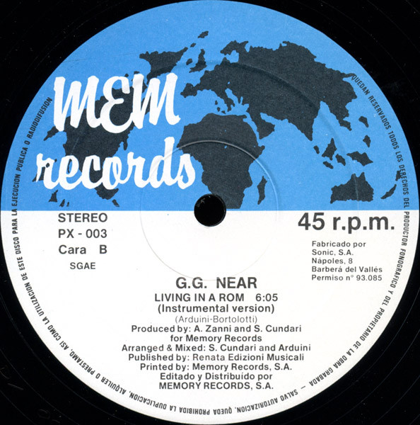 G.G. Near - Living In A Rom | Memory Records (PX-003) - 4