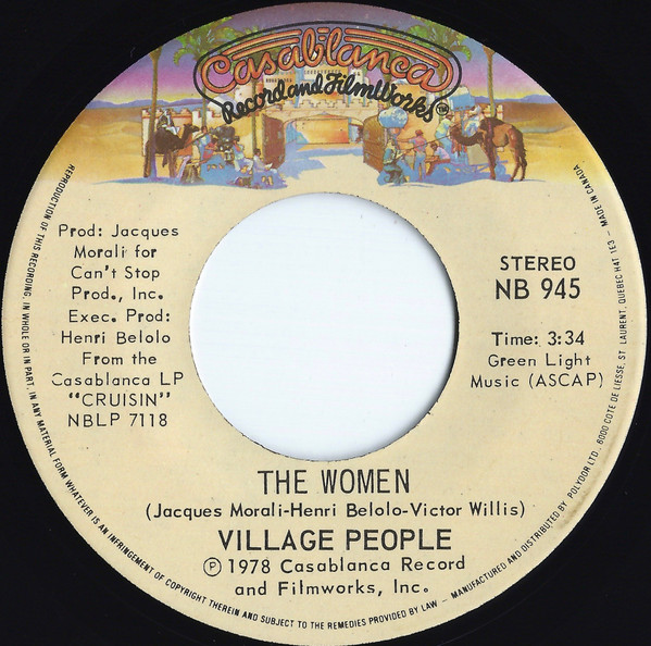 Village People - Y.M.C.A. / The Women (7") [Vinyl] | Casablanca (NB 945) - 2