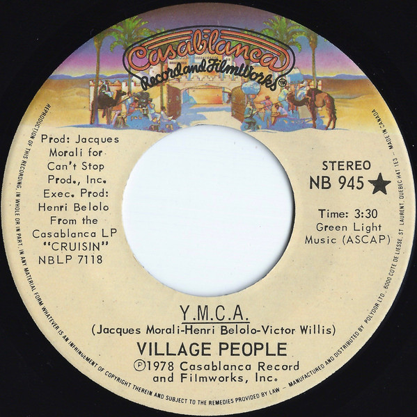 Village People - Y.M.C.A. / The Women (7") [Vinyl] | Casablanca (NB 945)