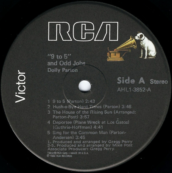 Dolly Parton - 9 To 5 And Odd Jobs | RCA Victor (AHL1-3852) - 4