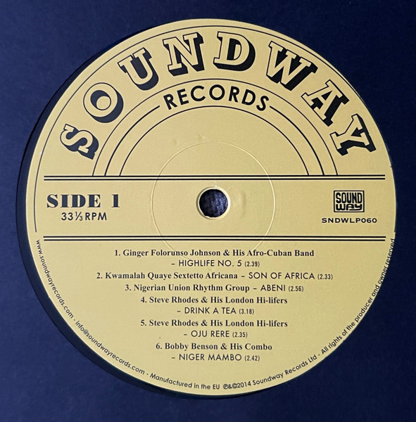 Various - Highlife On The Move (Selected Nigerian & Ghanaian Recordings From London & Lagos - 1954-66) | Soundway (SNDWLP060) - 3