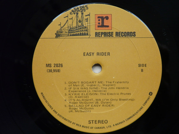 Various - Easy Rider (Music From The Soundtrack) | Reprise Records (MS 2026) - 4 Various - Easy Rider (Music From The Soundtrack) | Reprise Records (MS 2026) - 4