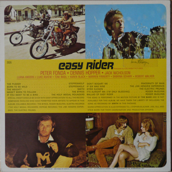 Various - Easy Rider (Music From The Soundtrack) | Reprise Records (MS 2026) - 2 Various - Easy Rider (Music From The Soundtrack) | Reprise Records (MS 2026) - 2