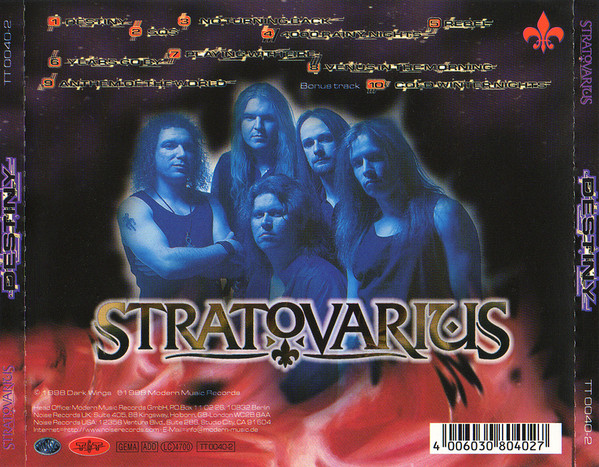 Stratovarius - Destiny | Noise Records (TT 0040-2) - 2 Stratovarius - Destiny | Noise Records (TT 0040-2) - 2