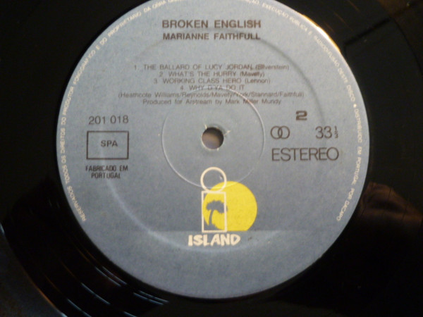 Marianne Faithfull - Broken English | Island Records (201.018) - 3