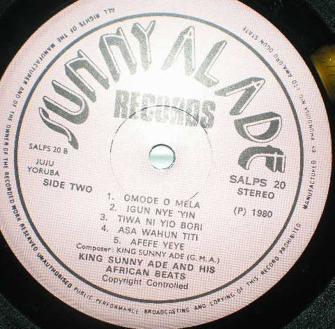 King Sunny Ade & His African Beats - King Sunny Ade G.M.A. | Sunny Alade (SALPS 20) - 4 King Sunny Ade & His African Beats - King Sunny Ade G.M.A. | Sunny Alade (SALPS 20) - 4