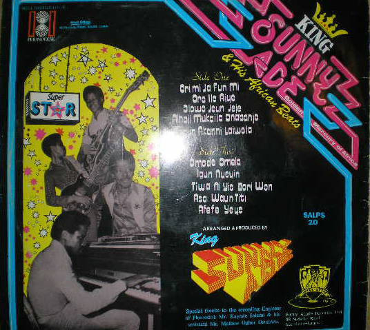 King Sunny Ade & His African Beats - King Sunny Ade G.M.A. | Sunny Alade (SALPS 20) - 2 King Sunny Ade & His African Beats - King Sunny Ade G.M.A. | Sunny Alade (SALPS 20) - 2