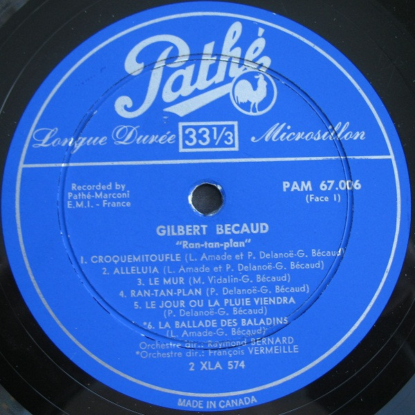 Gilbert Bécaud - Ran-Tan-Plan | Pathé (PAM 67006) - 3 Gilbert Bécaud - Ran-Tan-Plan | Pathé (PAM 67006) - 3