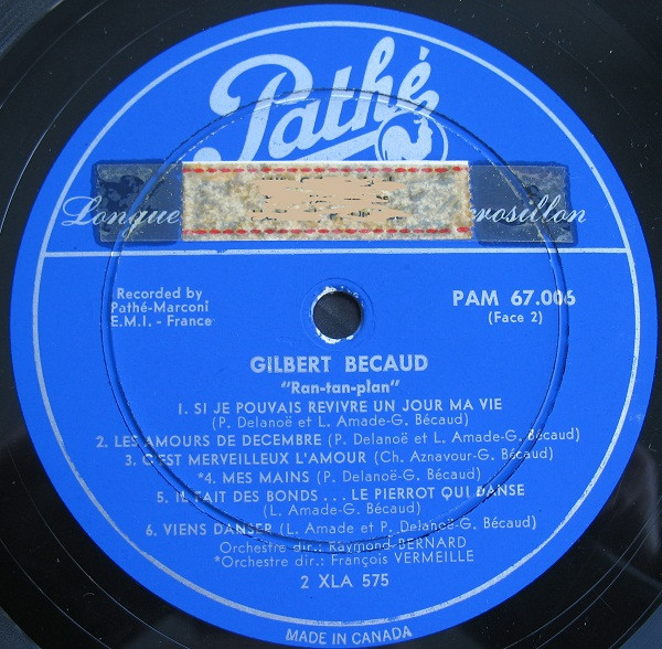 Gilbert Bécaud - Ran-Tan-Plan | Pathé (PAM 67006) - 4 Gilbert Bécaud - Ran-Tan-Plan | Pathé (PAM 67006) - 4