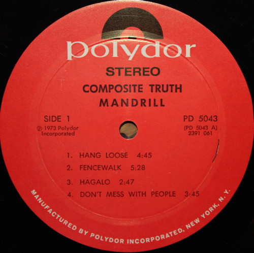 Mandrill - Composite Truth | Polydor (PD 5043) - 4