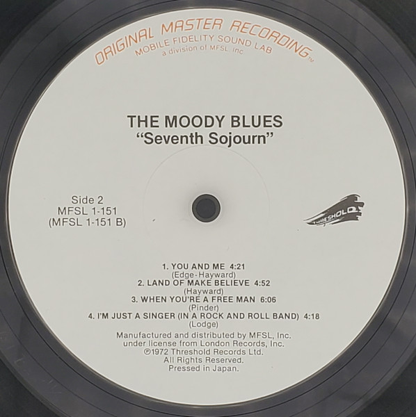 The Moody Blues - Seventh Sojourn | Mobile Fidelity Sound Lab (MFSL 1-151) - 3