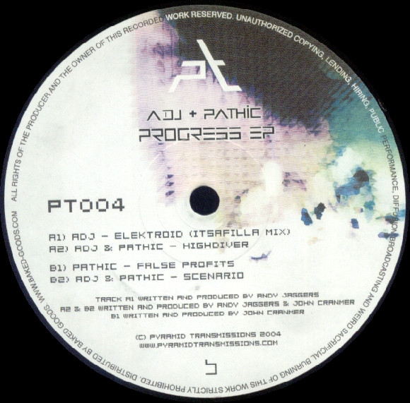 ADJ + Pathic - Progress EP | Pyramid Transmissions (PT004) - 2 ADJ + Pathic - Progress EP | Pyramid Transmissions (PT004) - 2