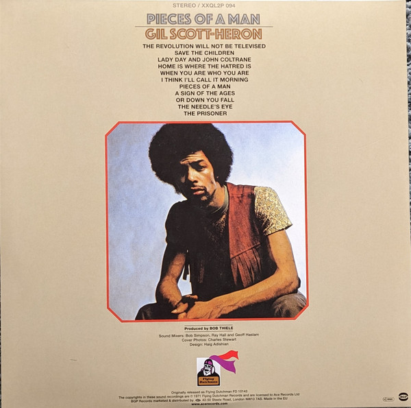 Gil Scott-Heron - Pieces Of A Man | Flying Dutchman (XXQLP2 094) - 2