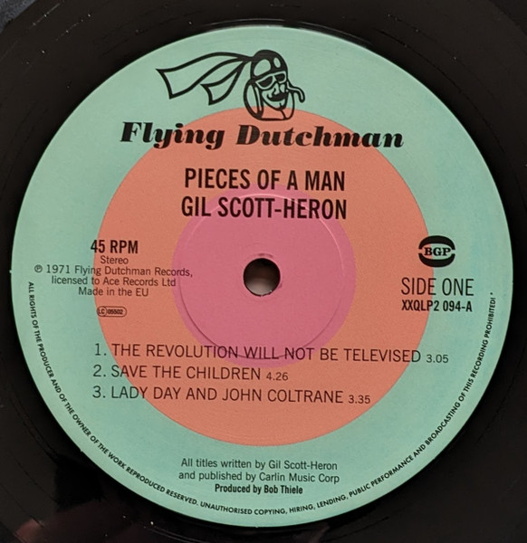 Gil Scott-Heron - Pieces Of A Man | Flying Dutchman (XXQLP2 094) - 4