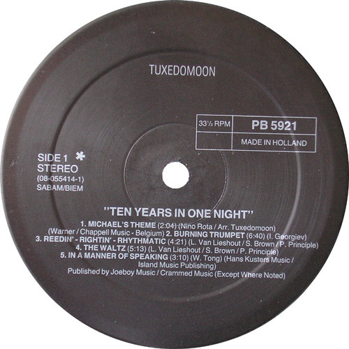 Tuxedomoon - Ten Years In One Night (Live) | Play-Boy (PB 5921) - 3