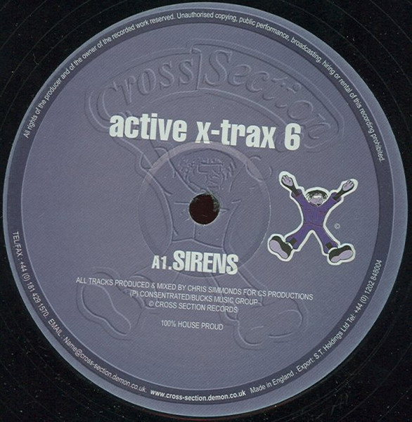 Chris Simmonds - Active X-Trax 6 | Cross Section Records (C.S. 131)