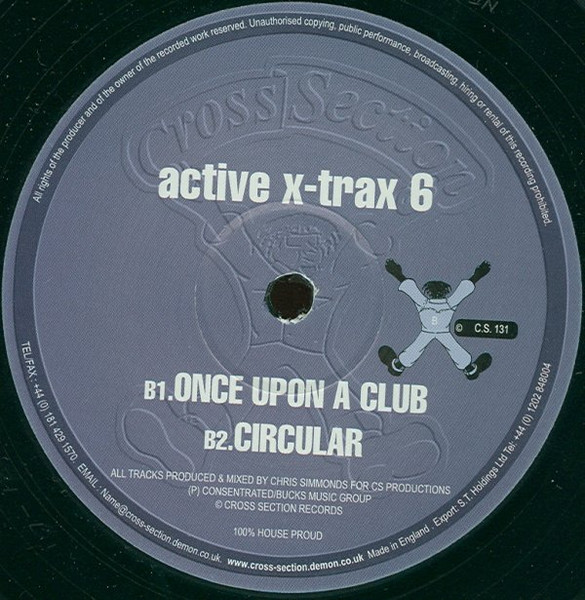 Chris Simmonds - Active X-Trax 6 | Cross Section Records (C.S. 131) - 2 Chris Simmonds - Active X-Trax 6 | Cross Section Records (C.S. 131) - 2